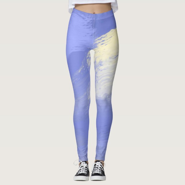 abstract painting art leggings (Vorderseite)