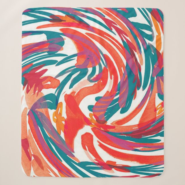 Abstract painting texture. Art wallpaper. Simple d Sherpadecke (Vorderseite)