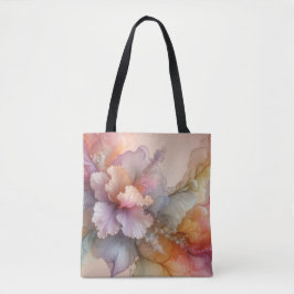 Abstract Pastel Lavender Floral Cloud Landscape
