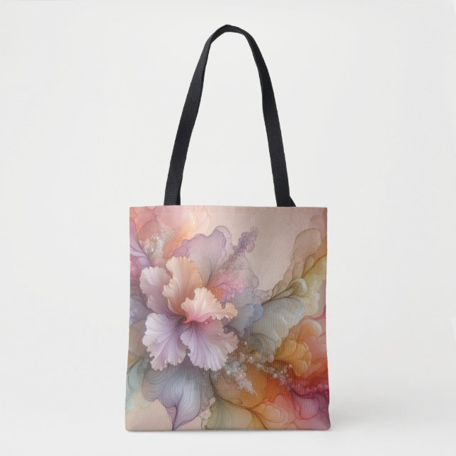 Abstract Pastel Lavender Floral Cloud Landscape (Vorderseite)