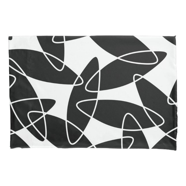 Abstract pattern - black and white. kissenbezug (Vorderseite)