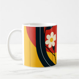 abstract pattern kaffeetasse