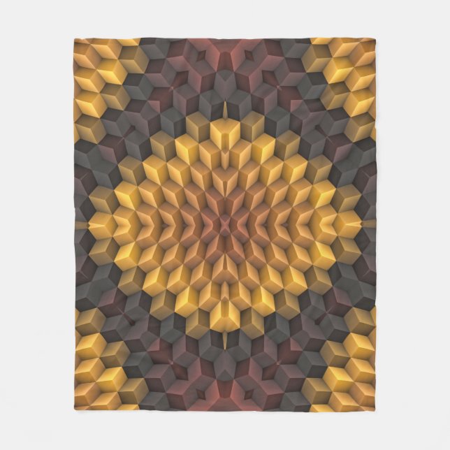 Abstract pattern manipulationabstract,art,artistic fleecedecke (Vorderseite)