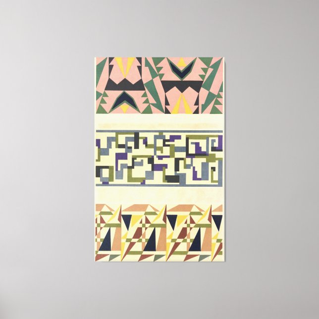 Abstract Pattern Portfolio Pl.18  Leinwanddruck (Vorderseite)