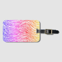 Abstract Pen & Ink Geometric Shapes Gepäckanhänger