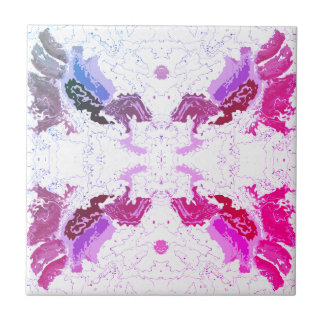 Abstract Pink and Purple Fliese