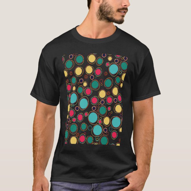Abstract Polka Dots International Dot Day T-Shirt (Vorderseite)