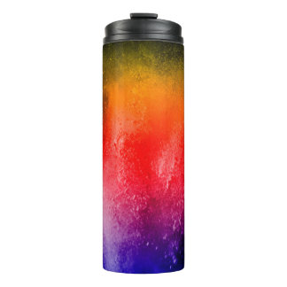 Abstract powder splatted background, Freeze motion Thermosbecher