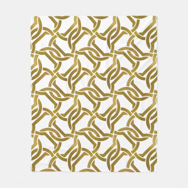 Abstract repeatable background of golden twisted s fleecedecke (Vorderseite)
