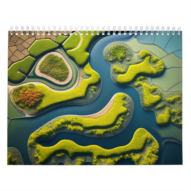Abstract River Estuary Kalender (Titelbild)