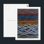 Abstract Seafront Painting by Alfred Fox Postkarte<br><div class="desc">Painting of "Abstract Seafront" by Alfred Fox . Collectable Postcard . alfred_fox_art @ Zazzle</div>