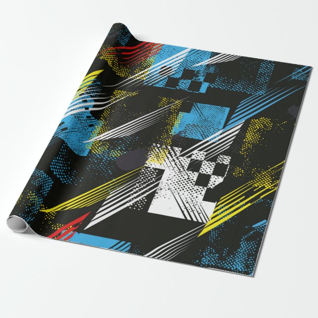 Abstract seamless pattern. Creative vintage backgr Geschenkpapier (Ungerollt)