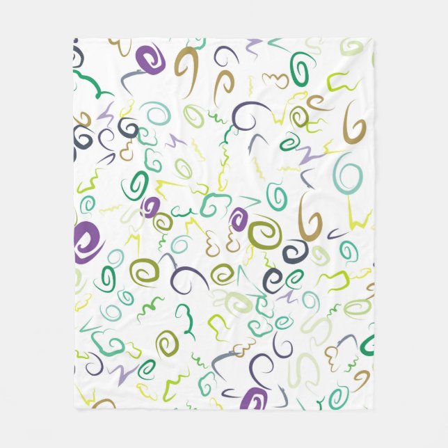 Abstract seamless pattern handmadeabstract, art, b fleecedecke (Vorderseite)