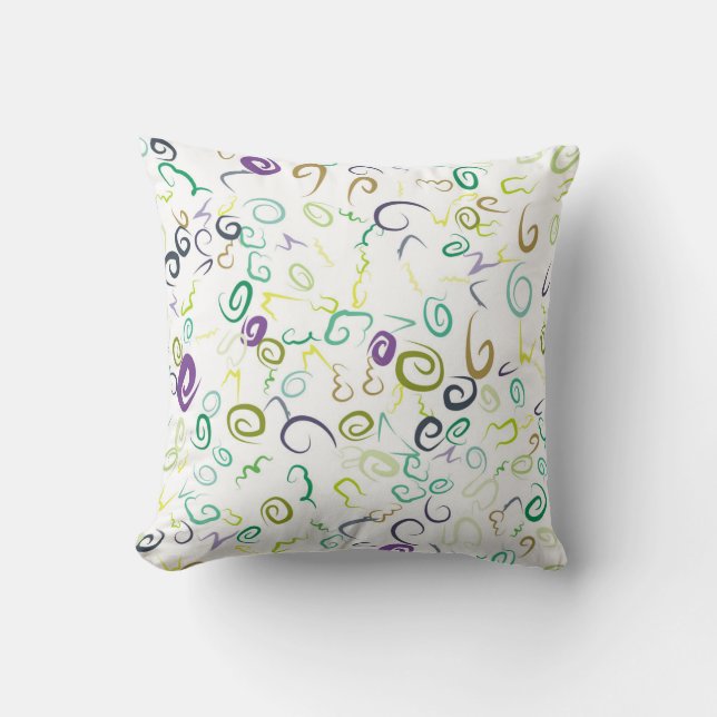 Abstract seamless pattern handmadeabstract, art, b kissen (Vorderseite)