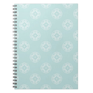 Abstract seamless pattern of Powder Blue color bac Notizblock