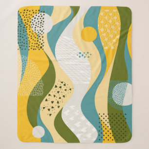 Abstract seamless space ornament consisting of smo sherpadecke