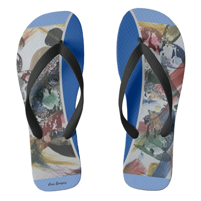 Abstract Shadow Flip Flops (Fußbett)