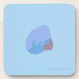Abstract Shape Coaster - Blue Toned Getränkeuntersetzer