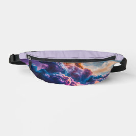 Abstract Space Nebula Art - Colorful Cosmic Bauchtasche