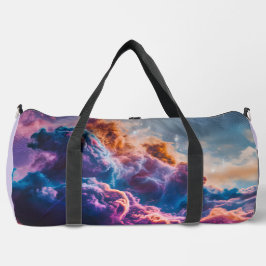 Abstract Space Nebula Art - Colorful Cosmic Duffle Bag