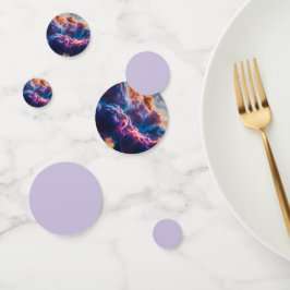 Abstract Space Nebula Art - Colorful Cosmic Konfetti