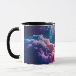 Abstract Space Nebula Art - Colorful Cosmic Tasse
