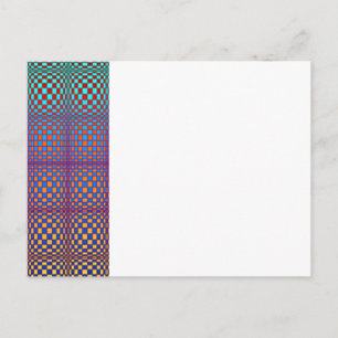 Abstract Squares 2 Postkarte