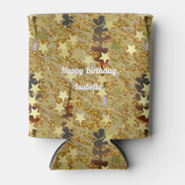 Abstract Stencil Pattern Glitz Any Age Birthday  Dosenkühler
