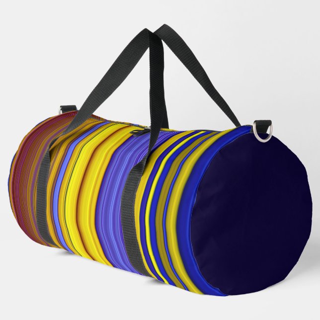 Abstract Stripes Design 1 Duffle Bag (Linke Ecke)