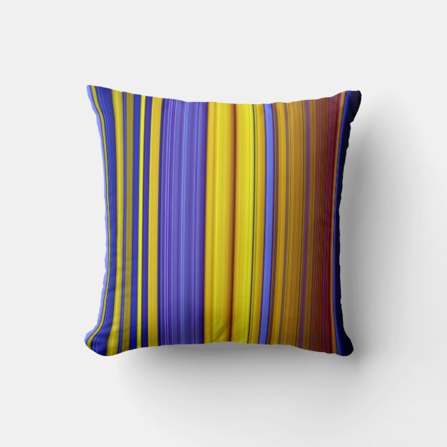 Abstract Stripes Design 1 Kissen (Vorderseite)