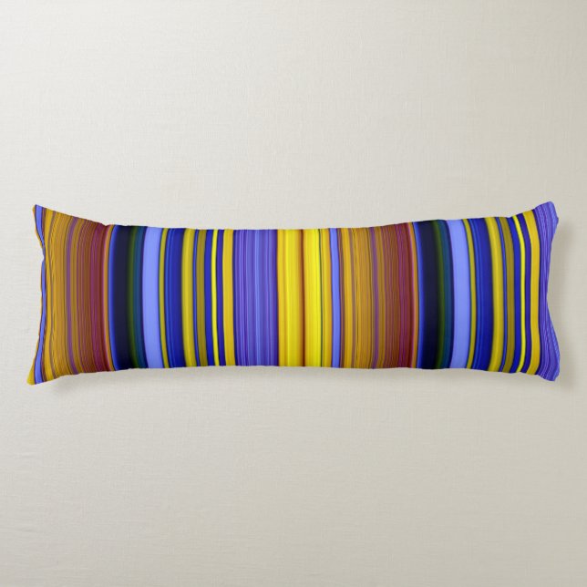 Abstract Stripes Design 1 Seitenschläferkissen (Vorderseite)