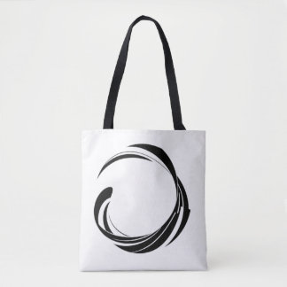 Abstract Swirl Circle Design – curved ring artwork