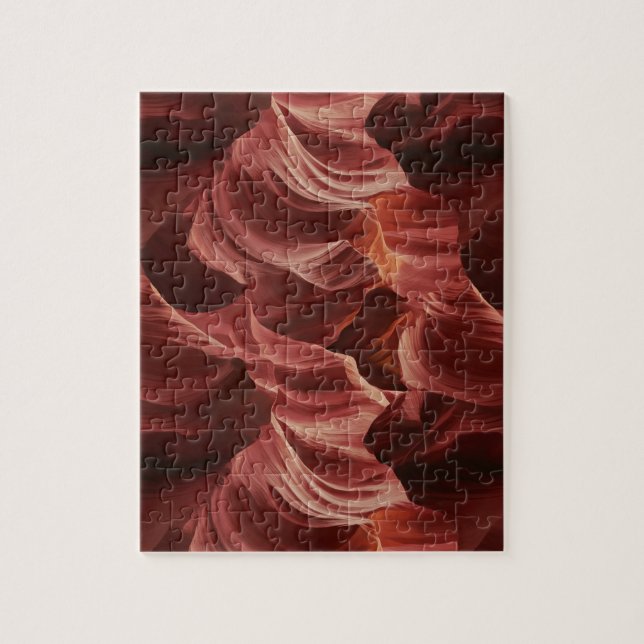Abstract Swirling Pattern von Antelope Canyon Puzzle (Vertikal)