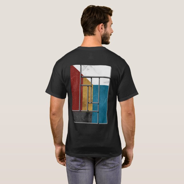 Abstract T-shirt Designs (Schwarz voll)
