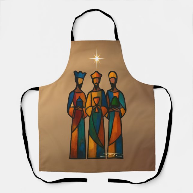 Abstract Three Wise Men Schürze (Vorderseite)