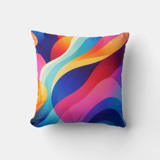 Abstract throw pillow kissen