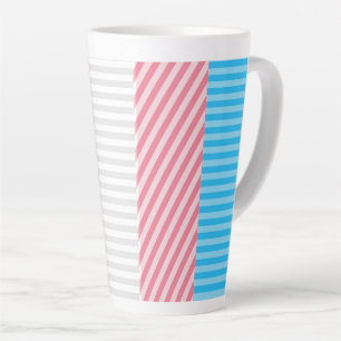 Abstract Transgender Pride Flag Milchtasse