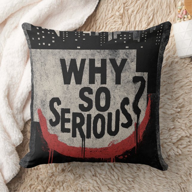 Abstract Urban Grin Art Kissen (Decke)