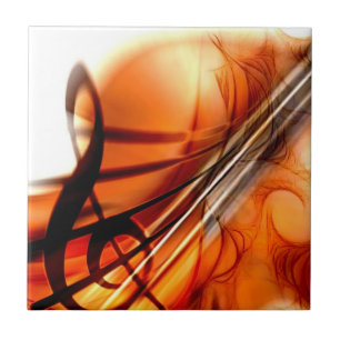 Abstract Violin Fliese