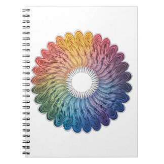 Abstract vivid notebook notizblock