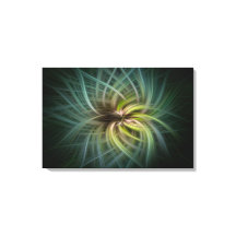 ABSTRACT VORTEX-BLUMEN-KUNST – TEALGRÜN DIGITAL