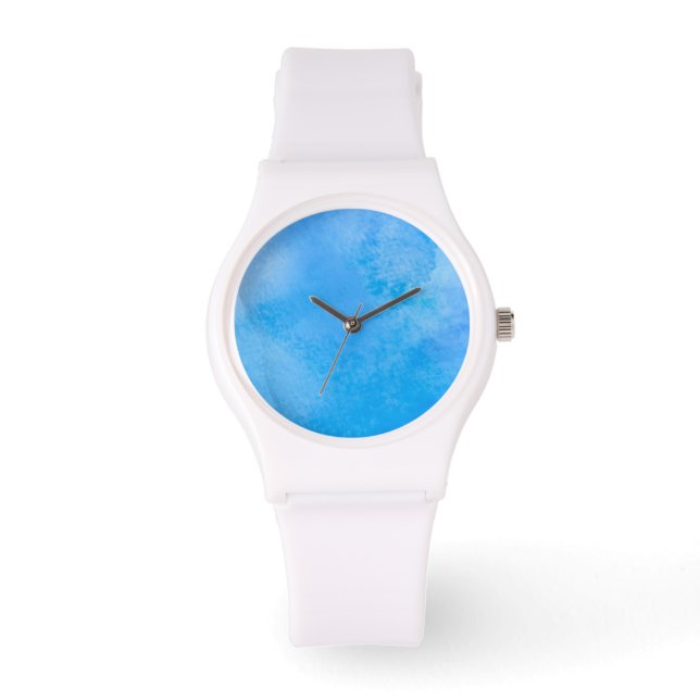 Abstract Watercolor Background Armbanduhr (Vorderseite)