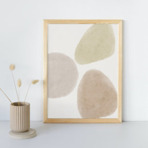 Abstract Watercolor Geometrical, Abstract, Minimal Poster