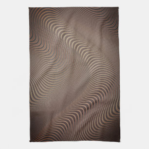 Abstract Waves Kitchen Towel Geschirrtuch