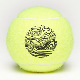 Abstract Waves Tennis Balls Tennisbälle