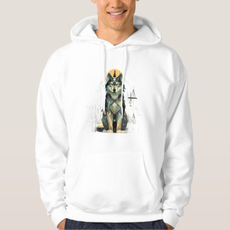 Abstract Wolf Forest  Hoodie