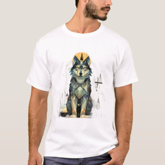 Abstract Wolf Forest  T-Shirt