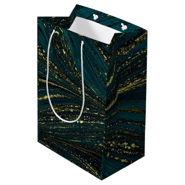 Abstract Wraps 15 Mittlere Geschenktüte (Rückseite Schrägansicht)