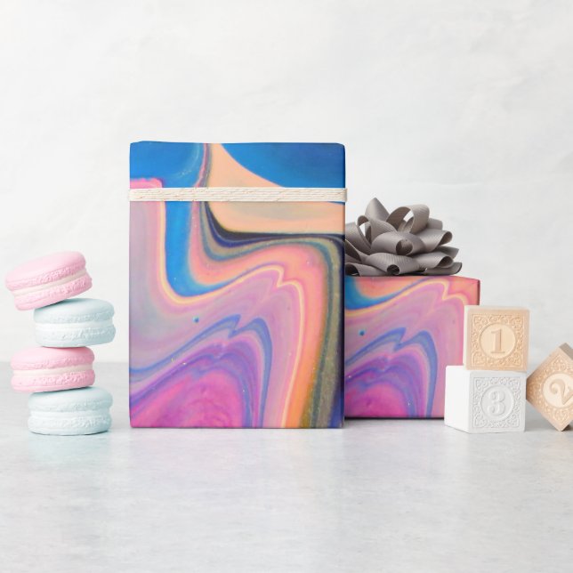 Abstract Wraps 6 Geschenkpapier (Babyparty)