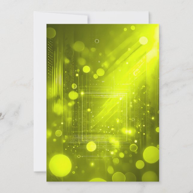 Abstract yellow lights and shapes (Vorderseite)